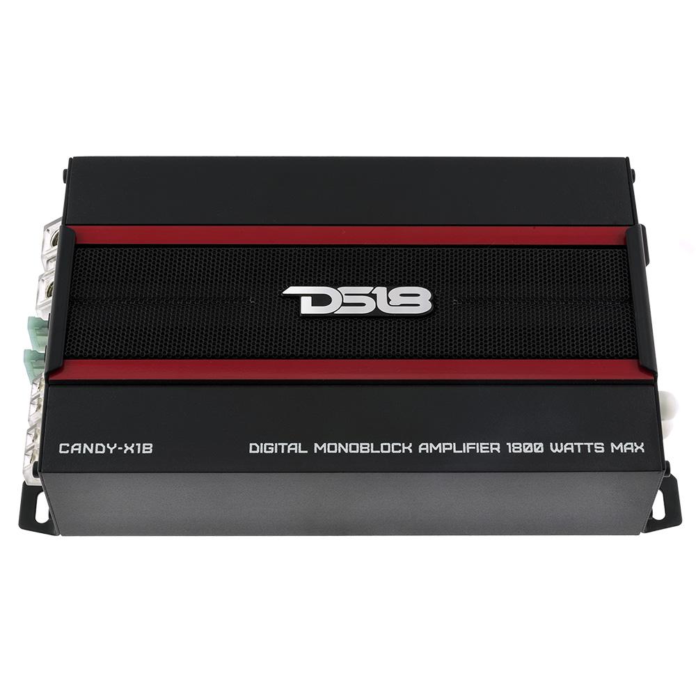 DS18 CANDY-X1B CANDY 1-Channel Compact Monoblock Class D 1800W Amplifier